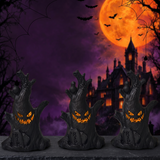 Halloween Ghost Tree Stump Night Light万圣节幽灵树桩夜灯 — Hallowicked hero (SU00032521)