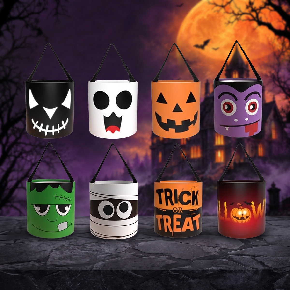 Stereo Luminous Halloween Candy Bag — Hallowicked hero (SU00023493)