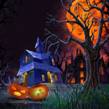 Halloween Pumpkin Projection Lamp — Hallowicked hero (SU00020345)