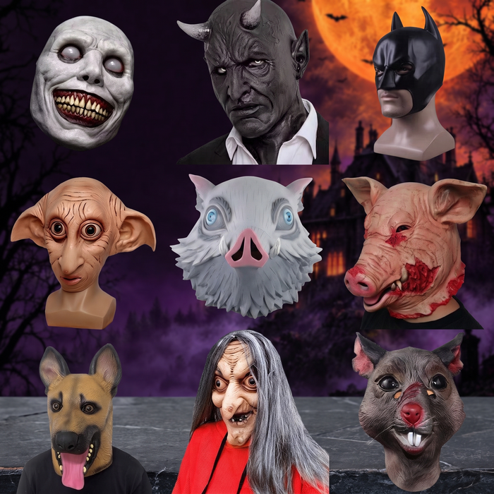 Latex Halloween Horror Mask Collection — Hallowicked hero (SU00022558)
