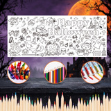 Halloween Coloring Poster for Kids — Hallowicked hero (SU00013838)