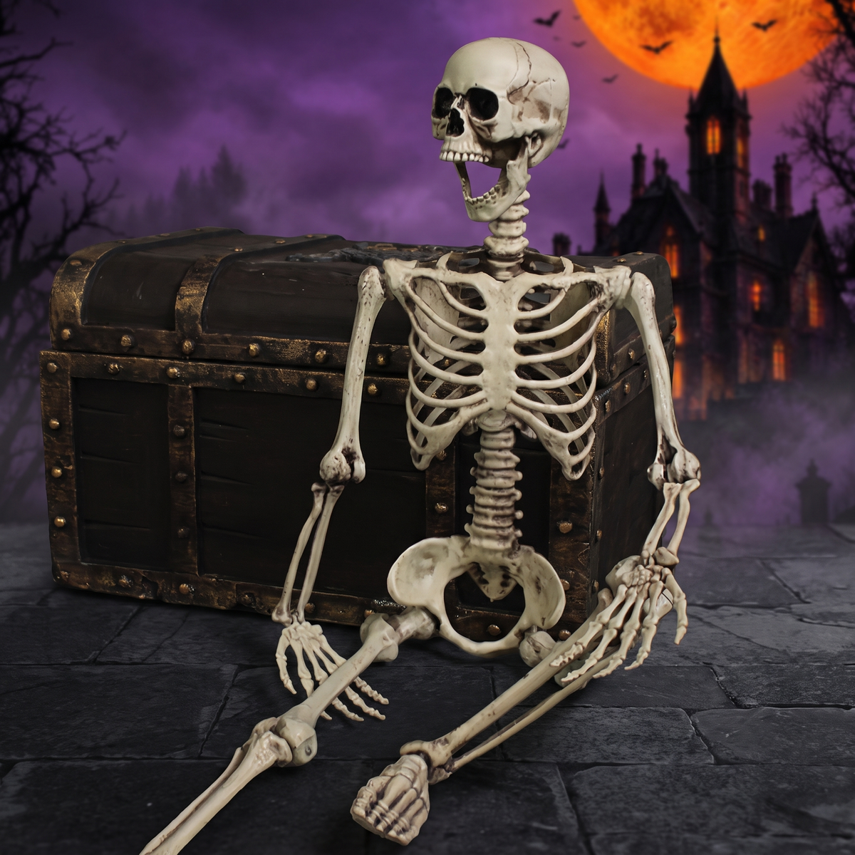 Halloween Plastic Skeleton Prop — Hallowicked hero (SU00030601)