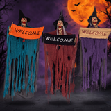 Halloween hanging ghost door hanging — Hallowicked hero (SU00021762)