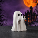 Cute White Ghost Halloween Decoration — Hallowicked hero (SU00020802)